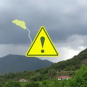 alerta amarelo de tempestade