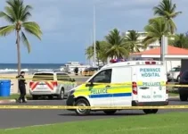 Homem baleado Praia do Caju