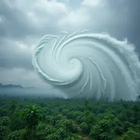 frente fria e ciclone extratropical