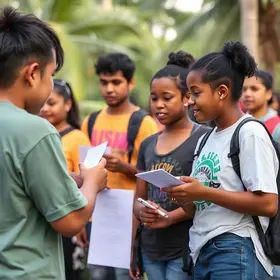ações de cidadania em Palmas
