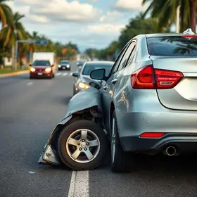 acidente de carro em Palmas