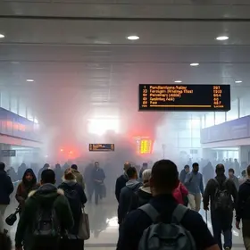 voos cancelados em Confins