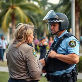 intervenção policial em Palmas
