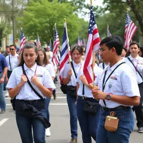 desfile cívico de Palmas