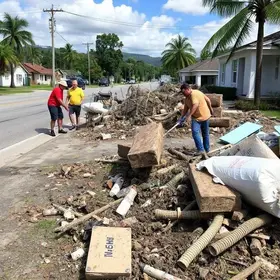 moradores de quadra na região norte de Palmas