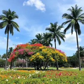 ipês florescem em Palmas