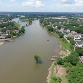 marginal direita do Rio Sorocaba