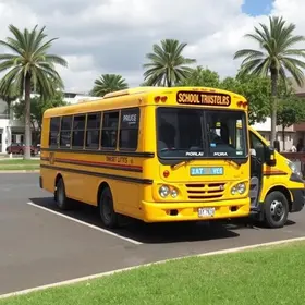 vistoria do transporte escolar em Palmas
