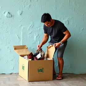 campanha arrecada calçados