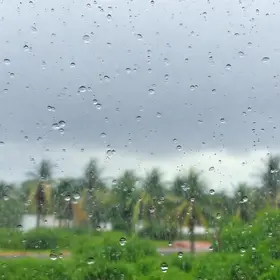 chuva e vento em Palmas