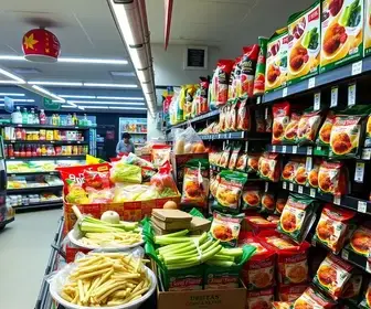 alimentos e produtos asiáticos